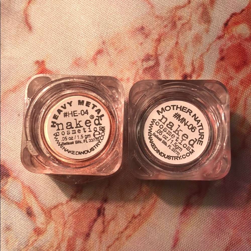 Heavy Metal and Mother Nature Metallic Eyeshadows